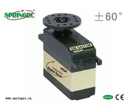 

Цифровой сервопривод безредукторный с металлическим редуктором, резиновым шкивом, стандартного размера, 11 кг, 0.11 с/60, SM-S4472M для радиоуправляемых моделей TREX 600 700 50