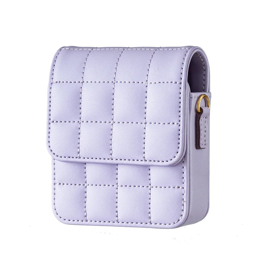 Crossbody Lanyard Leather Phone Bag For Samsung Galaxy Z Flip 7 F6 5 4 3 5G Fashion Mini Phone Shockproof Pocket Purse - view 3