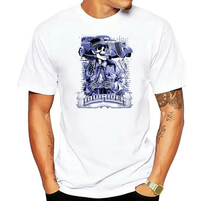 Exclusive Men's T-Shirt - Skull Lowrider Design (SB353)