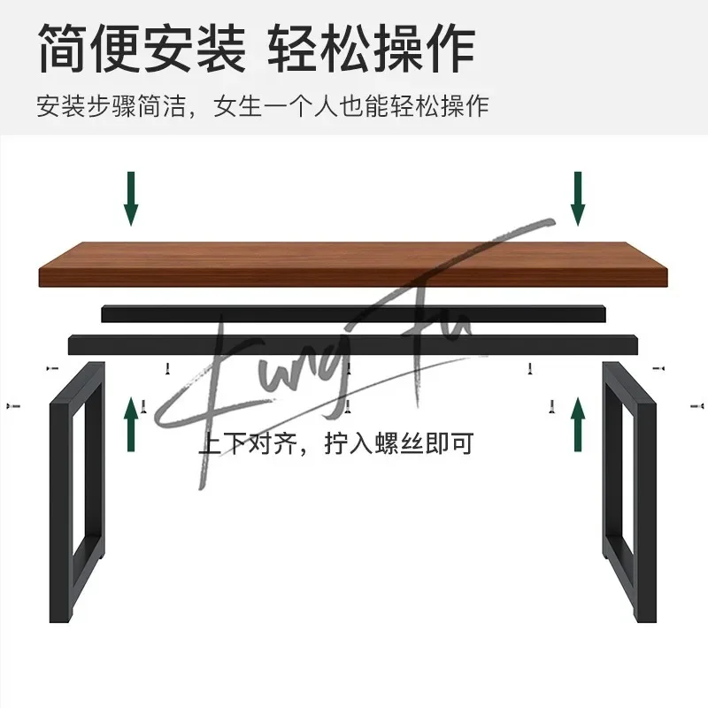 Scrivania semplice semplice e moderna scrivania singola