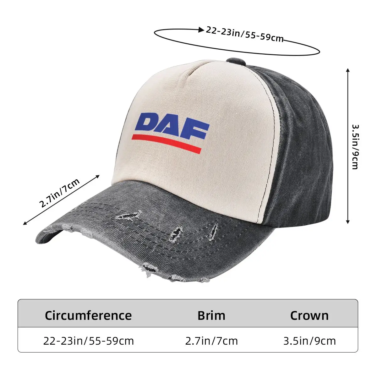 Красочная бейсбольная кепка DAF