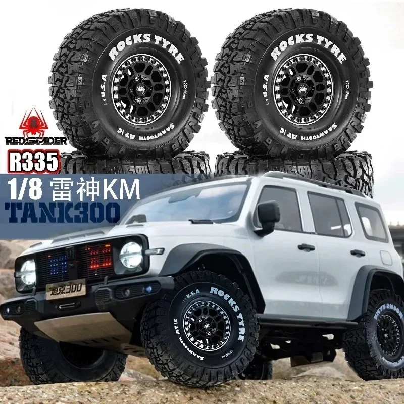 

1/10 RC Crawler 1.9 Beadlock Wheels Tires Height Soft for Trxs TRX4 Axial SCX10 II III Redcat Gen 8 Rocks Mud
