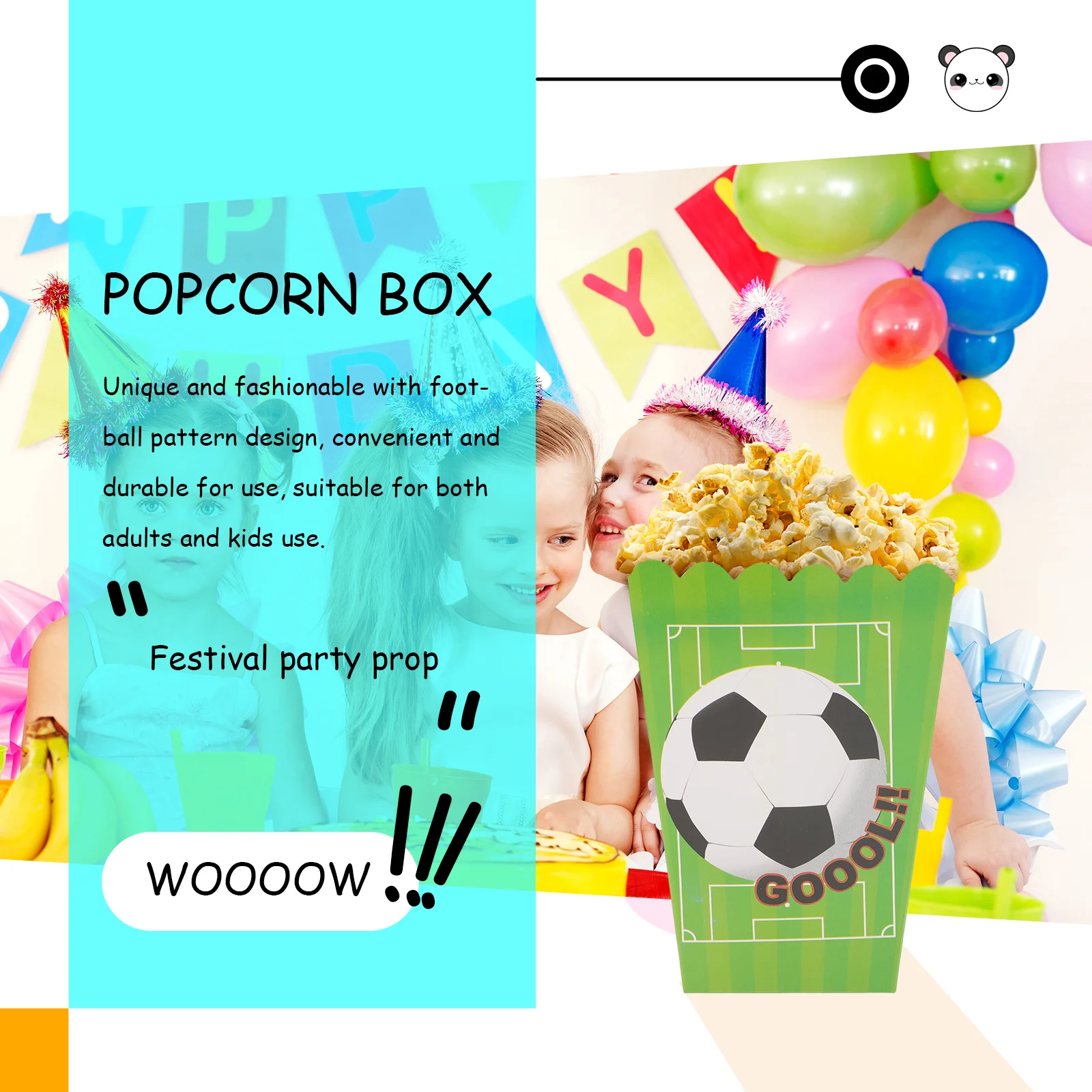 

30Pcs Popcorn Boxes Paper Popcorn Buckets for Movie Night Party Snacks Candy Holders Lightweight Portable Small Storage