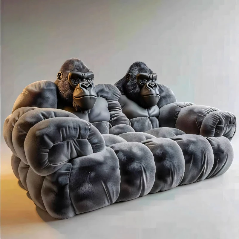 Gorilla Sofa Living Room Furniture Bedroom Bed Size Apartment Leather Sofa