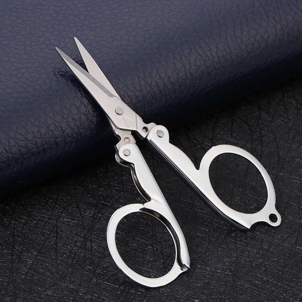 Mini Nail Scissors Portable Travel Multifunctional Stainless Steel Folding Small Scissors Home Mini Thread Scissors image 6