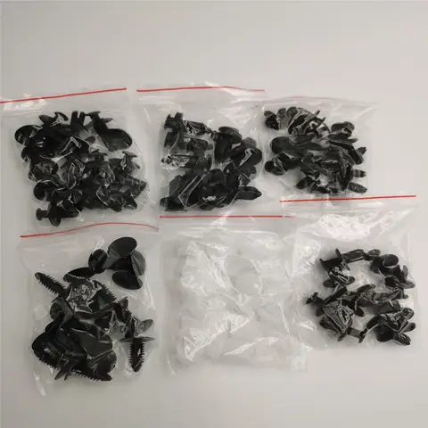 100PCS 자동 패스너 클립 혼합 BMW 1 2 3 4 5 6 7 시리즈 E46 E52 E90 X1 X3 X4 X5 X6 F01 F07 F09 F10 F15 F20 F30 F35 F30