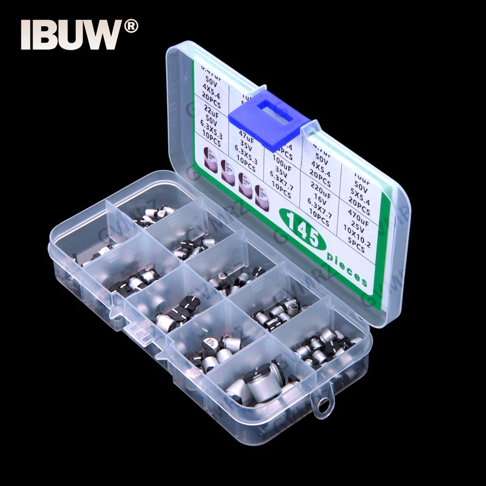 10-valores-de-047uf-a-22uf-​-​-kit-de-capacitores-eletroliticos-de-aluminio-smd-145pcs-047uf-1uf-22uf-47uf-10uf-22uf-50v