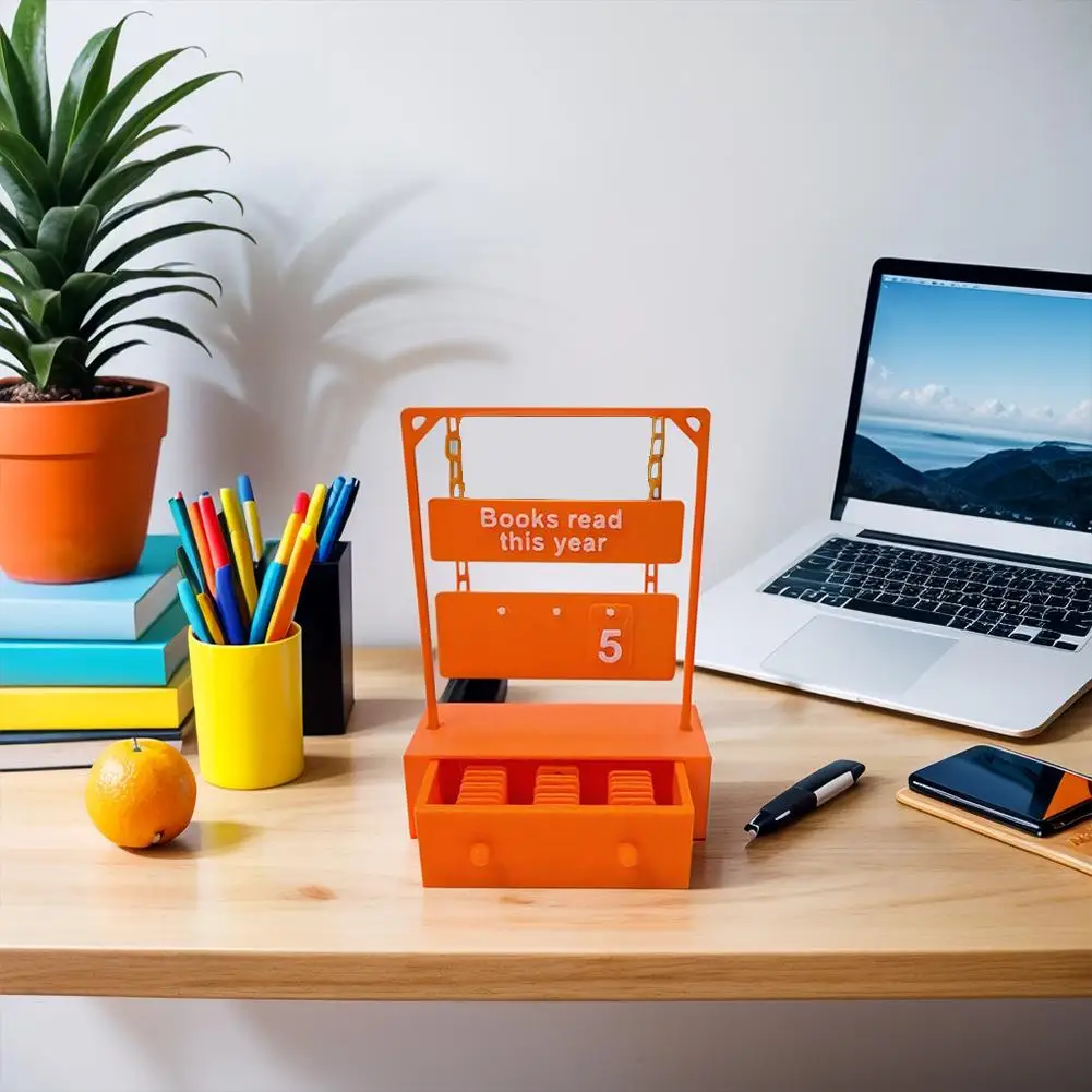 Contatore di lettura per ufficio sospeso Contatore di libri sospeso con spazio di archiviazione desktop per ufficio digitale Uffici stanze di studio Contatore di biblioteche