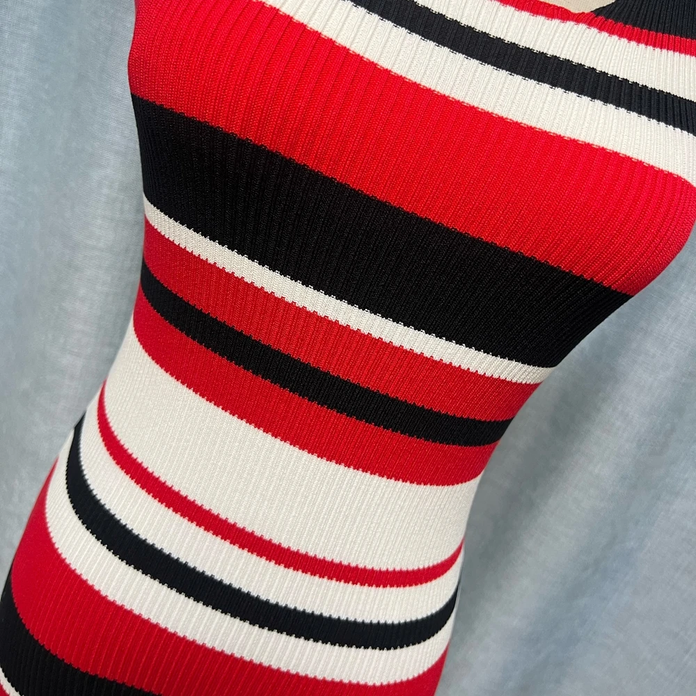 YuooMuoo شيك موضة مثير حزمة الوركين محبوك فستان قصير 2026 جديد الصيف المشارب أكمام Bodycon تانك فستان حفلة Vestidos