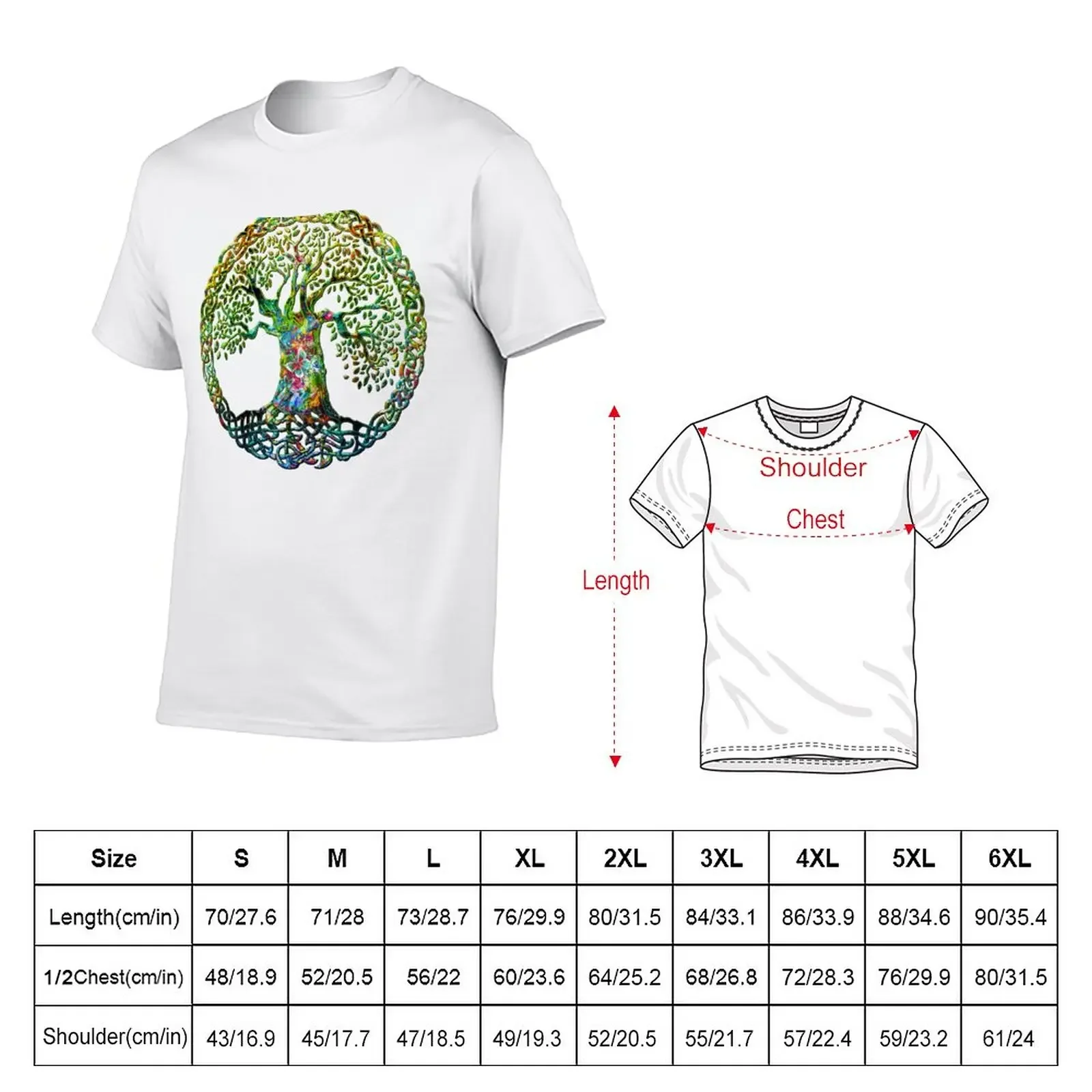 TREE OF LIFE - screaming spring *awesome UNLISTED designs in my portfolio* T-Shirt oversized blanks Men's t-shirts