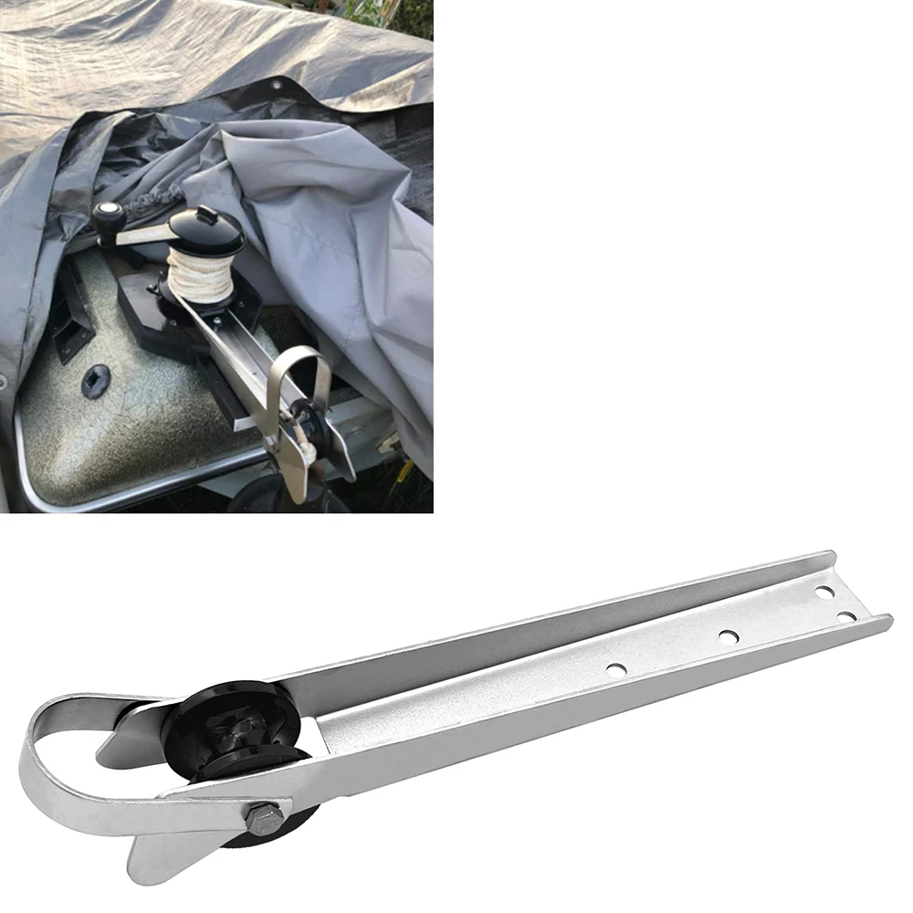 

Stainless Steel Bow Anchor Roller 15" Self Launching Heavy Duty for Marine Yacht Docking Accessories