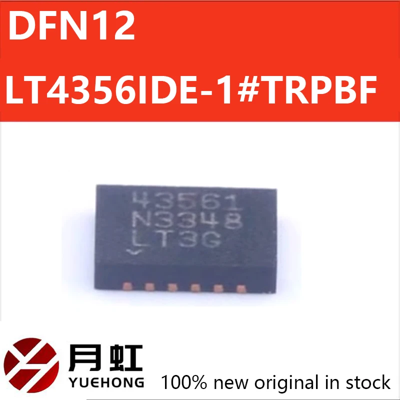 1PC LT4356IDE-1#TRPBF New LT4356IDE-1 # PBF # TRPBF screen printed 43561 DFN12 surge protector chip