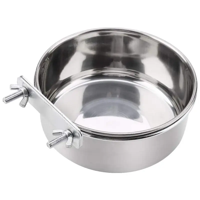 Stainless Steel Bird Food Bowls | Cage Bowls Parakeet Feeder | Stainless Steel Bird Feeder Ferret Food Bowl Parakeet Food Dish