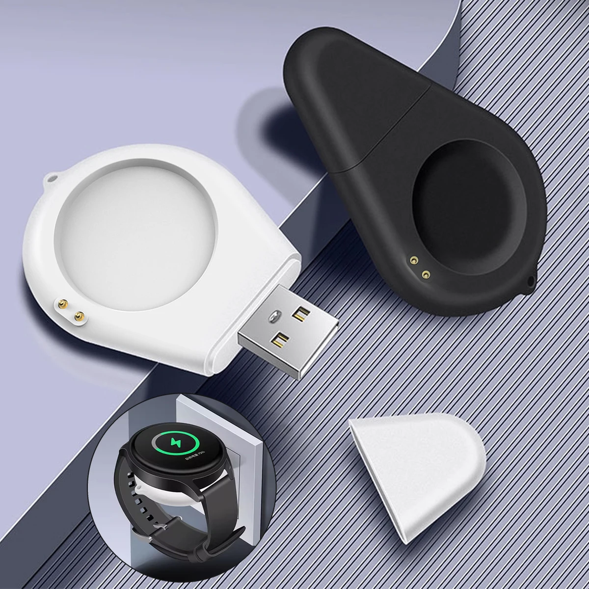 Smartwatch Dock Charger Stand Adapter USB Charging Power Charge For Xiaomi Watch S4/2/2 Pro/S3/S2 46mm 42mm Smart Accessories