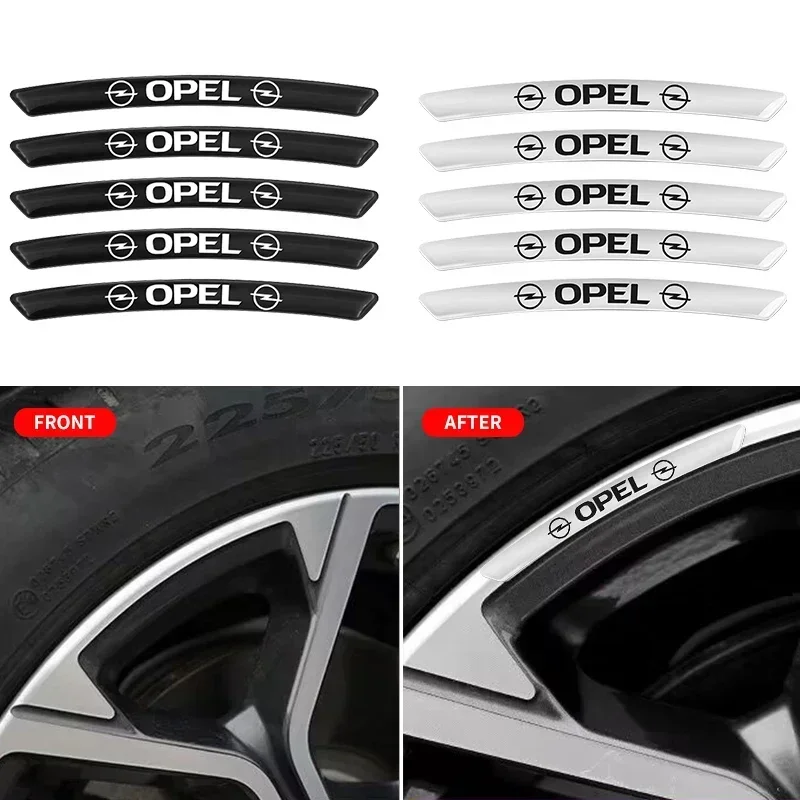 

Наклейки 3D на колесные диски (4 шт.) для Opel OPC Astra Insignia Mokka Zafira Corsa Vectra C D Antara, аксессуары для автомобиля