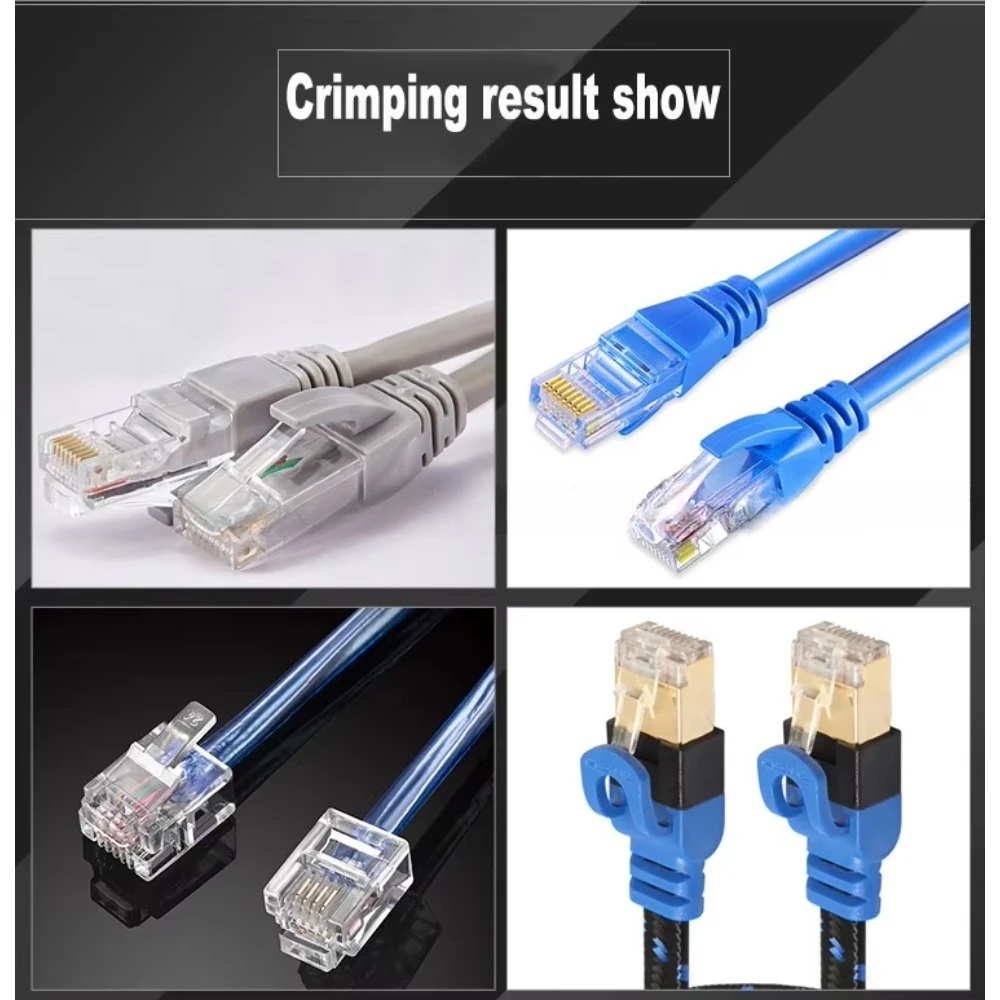

Internet Wire Crimping Machine Automatic RJ45 Crimping Machine RJ11 Cat6 Cable Connector Crimping Machine
