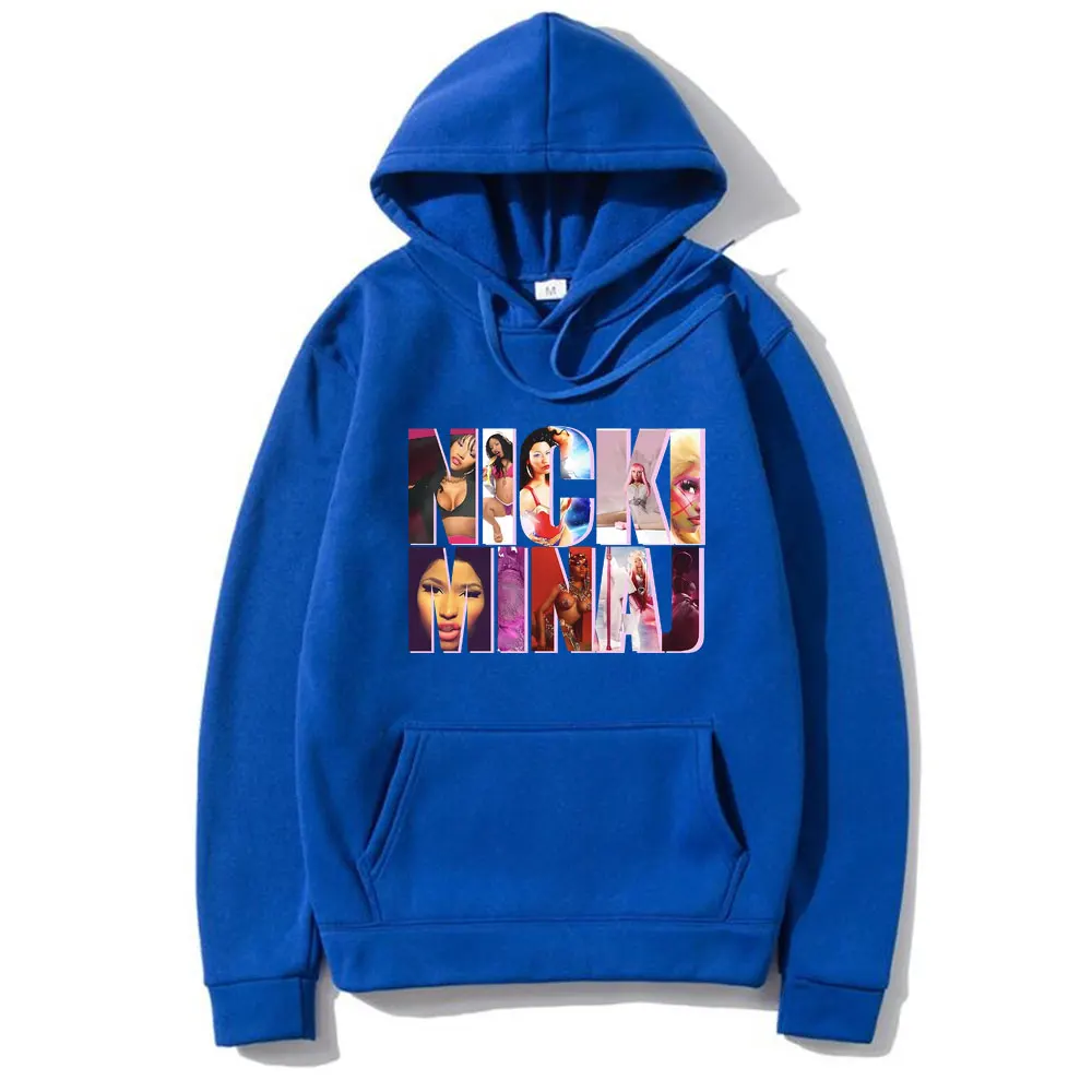 Sudadera con capucha de rapero Nicki Minaj para hombre y mujer, ropa de calle Vintage Unisex, de gran tamaño, con Álbum de Música, estilo Hip Hop, años 2007 a 2024