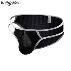 Men's Mesh Briefs Man U Pouch Underpants Lingerie Ropa Interior Hombre Gay Underwear Sissy Panties for Men Sexy Briefs Cuecas