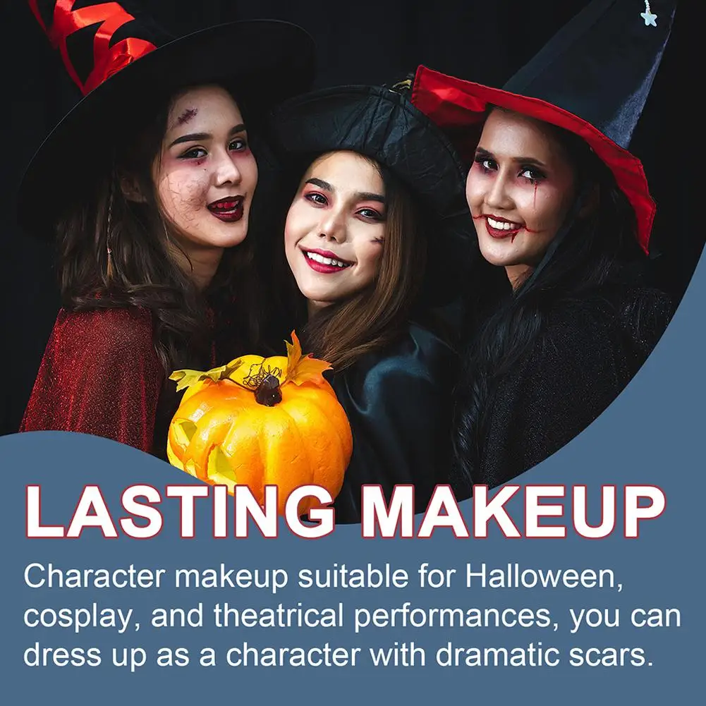 15ml fałszywa blizna na rany płyn symulacja skóry twarzy ciała profesjonalna scena Halloween specjalny makijaż lateksowy kosmetyk wodny