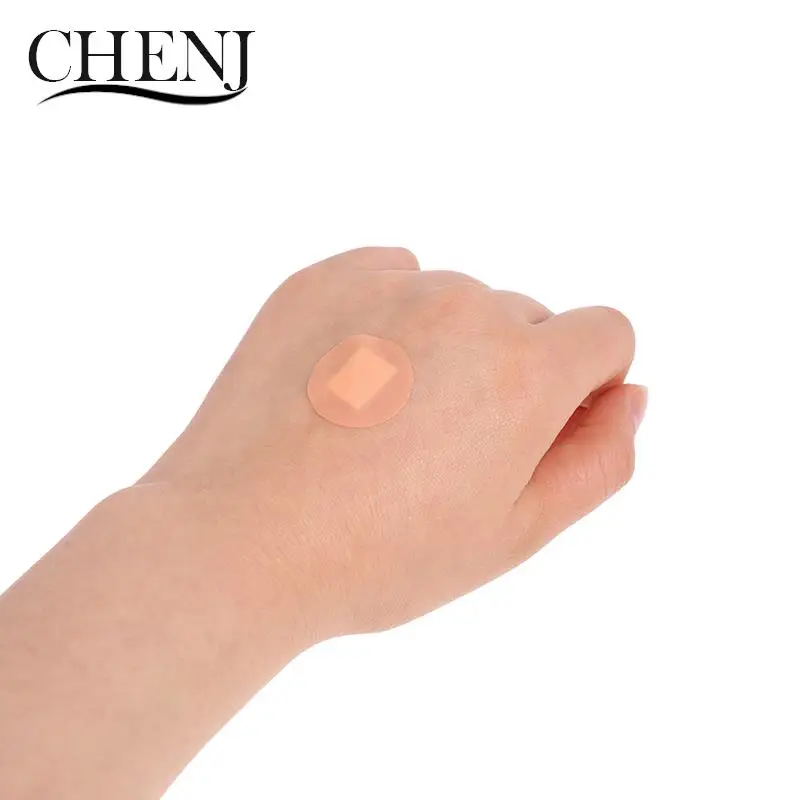 100pcs Adhesive Spot Bandage Medi-Pak Performance Fabric 0.66" Diameter Round Tan