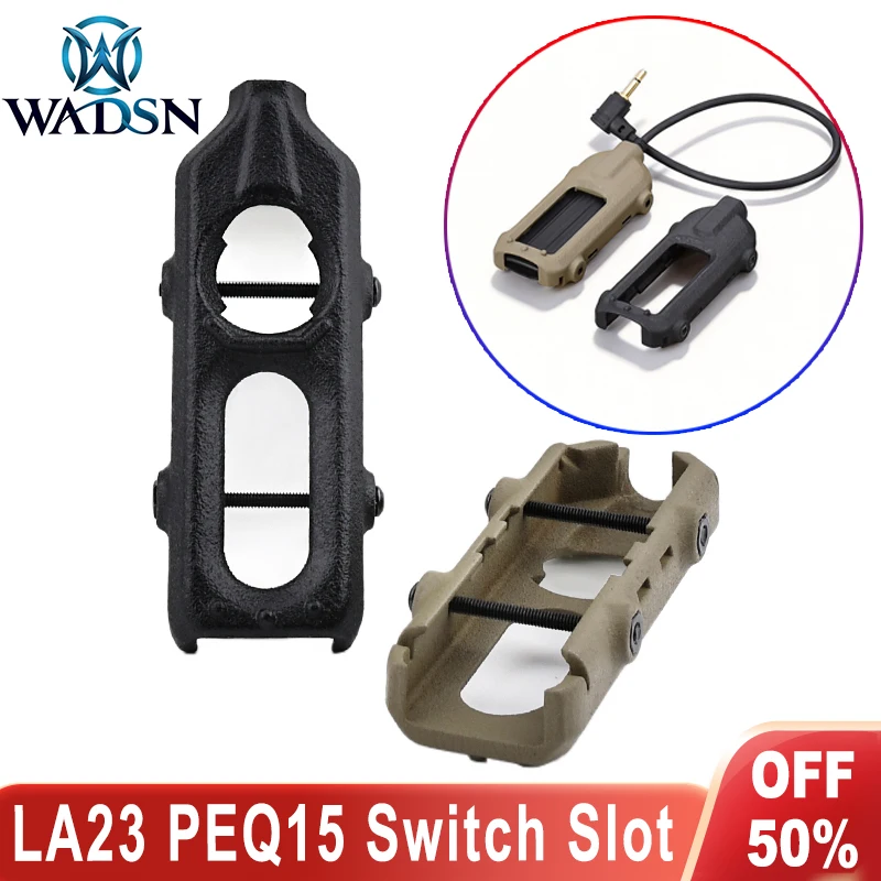 

Крепление WADSN для датчика давления на 20-мм планку Picatinny, для лазера LA23 NGAL, разъем 2.5 мм, основание для индикатора PEQ 15