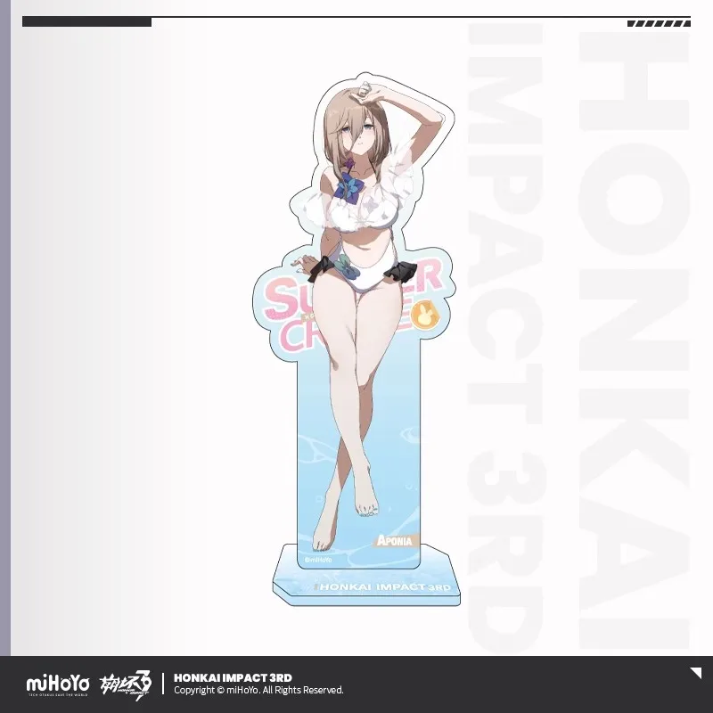 miHoYo HonkaiImpact3 official anime and game peripherals Yo-Yo Summer Series Acrylic Standing Plaque 4th Elysia Desktop Ornament