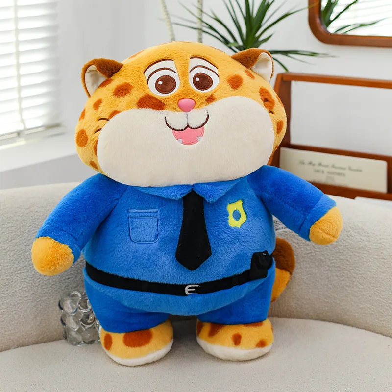ديزني Zootopia Clawhauser ألعاب من نسيج مخملي لطيف لينة السمين Clawhauser دمية أريكة غرفة ديكور وسادة النوم رفيق هدية عيد الميلاد