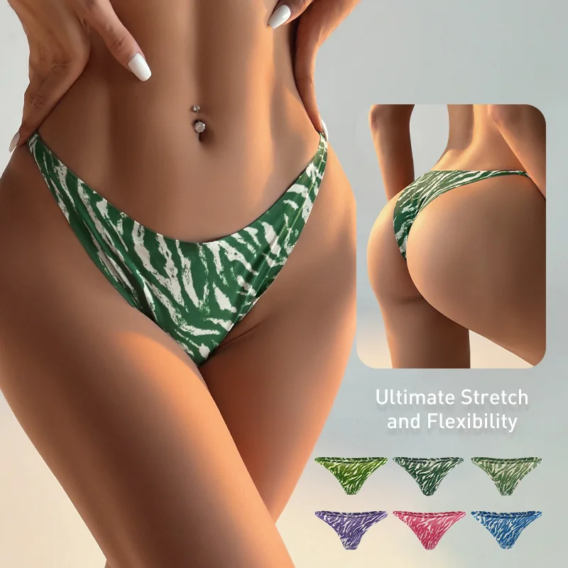 

Новые бесшовные женские трусики с низкой посадкой, сексуальные удобные трусы-бикини, европейские и американские трусики с леопардовым принтом для девочек