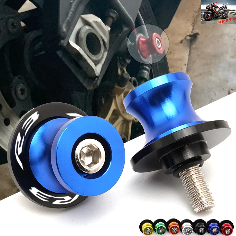 

For Yamaha R3 R7 R25 1999-2022 YZF-R3 YZF-R25 YZF-R7 CNC Swingarm Spools Sliders Stand Screws M6 Bolts Motorcycle Accessories