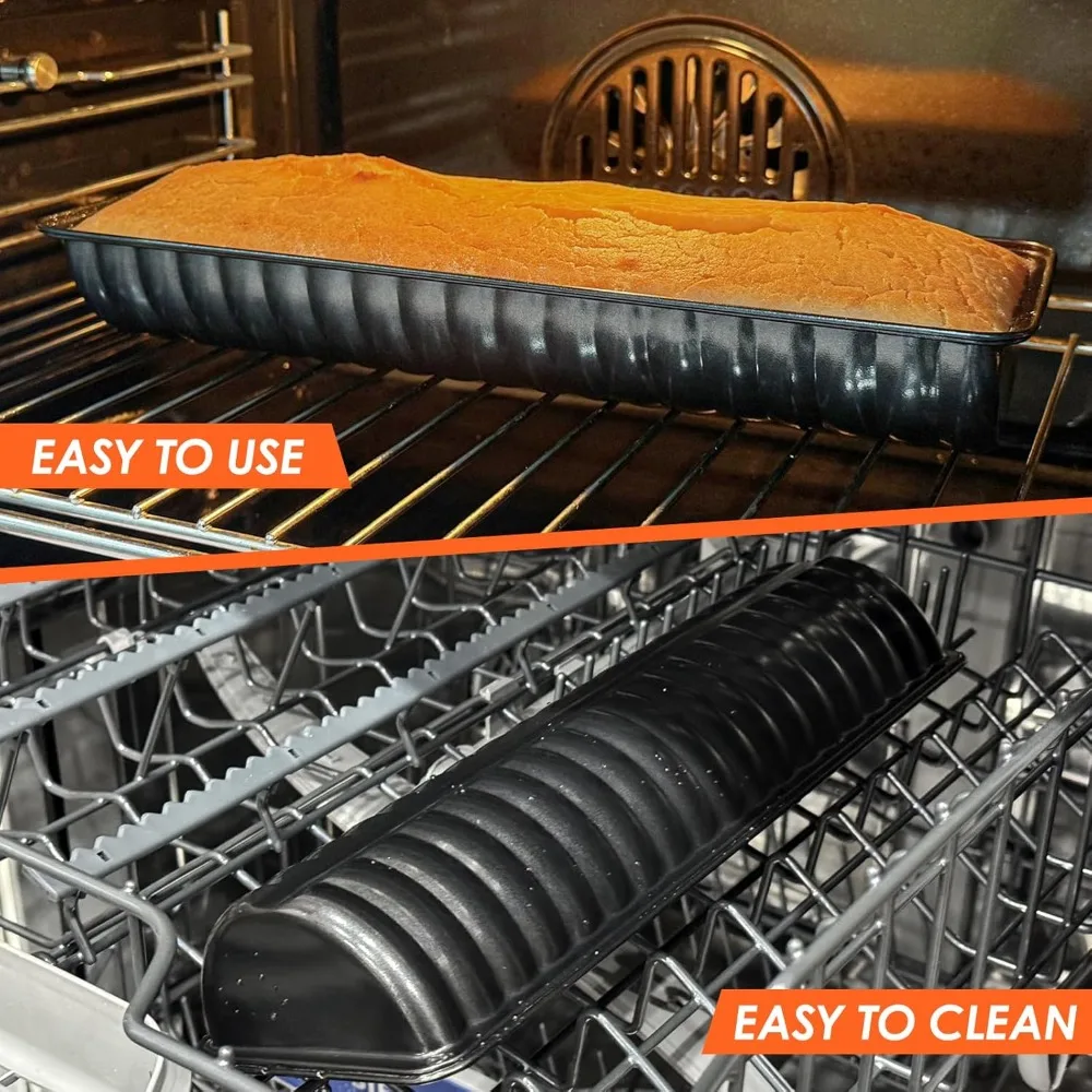 

Durable Carbon Steel Wheel Shape Bread Mold Nonstick Anti-corrosive Roll Cake Pan DIY Heat-resistant Cylinder Loaf Pan Bakery