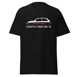 メンズ半袖Tシャツ100%,コットン,カジュアル,フォードフィエスタ,xr2i,mk iii 1989,1997-S-3XL,夏,2024