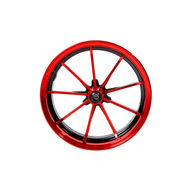 

12 "2.75 wide aluminum alloy wheels scooter pedal front wheel hub