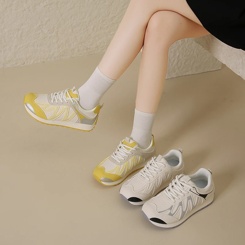 2025 New Womens Sneakers Summer Fashion Breathable Non Slip Running Shoes Outdoor Soft Sole Lightweight Comfortable Hiking Shoes