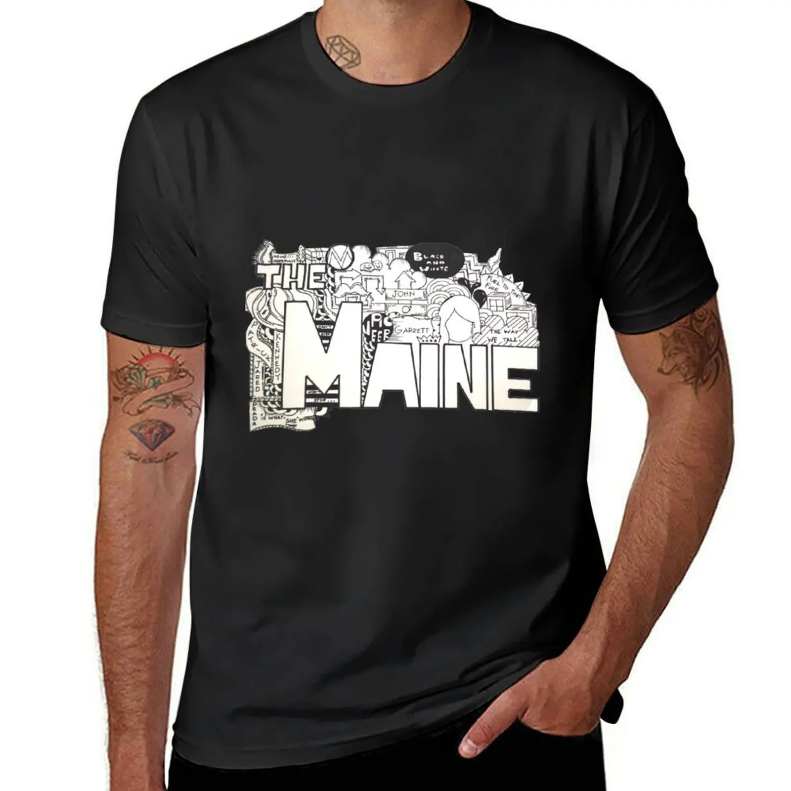 

The Maine T-Shirt quick-drying designer shirts blue archive vintage anime shirt men workout shirt