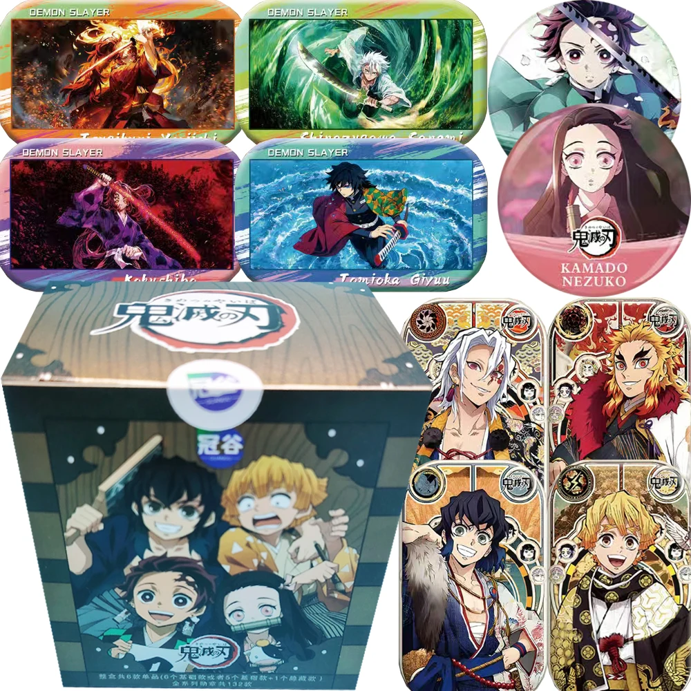 

Demon Slayer Anime Cartoon Badges Kamado Tanjirou Agatsuma Zenitsu Unique Visual Arts Brooch Accessory Collection Kid Toy Gift