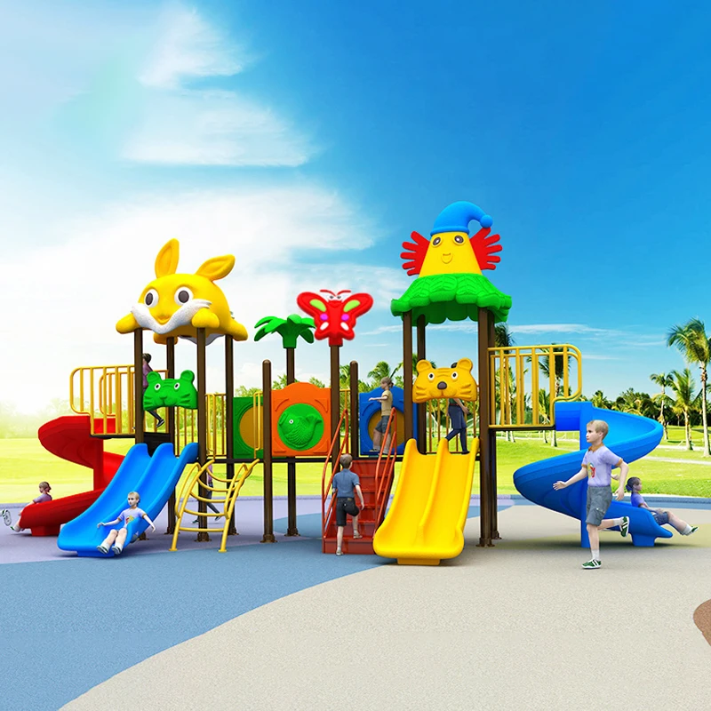 High Quality Durable Children's Plastic Slide for Outdoor Playground for Sports Park & Amusement Park Use Outdoor Playground