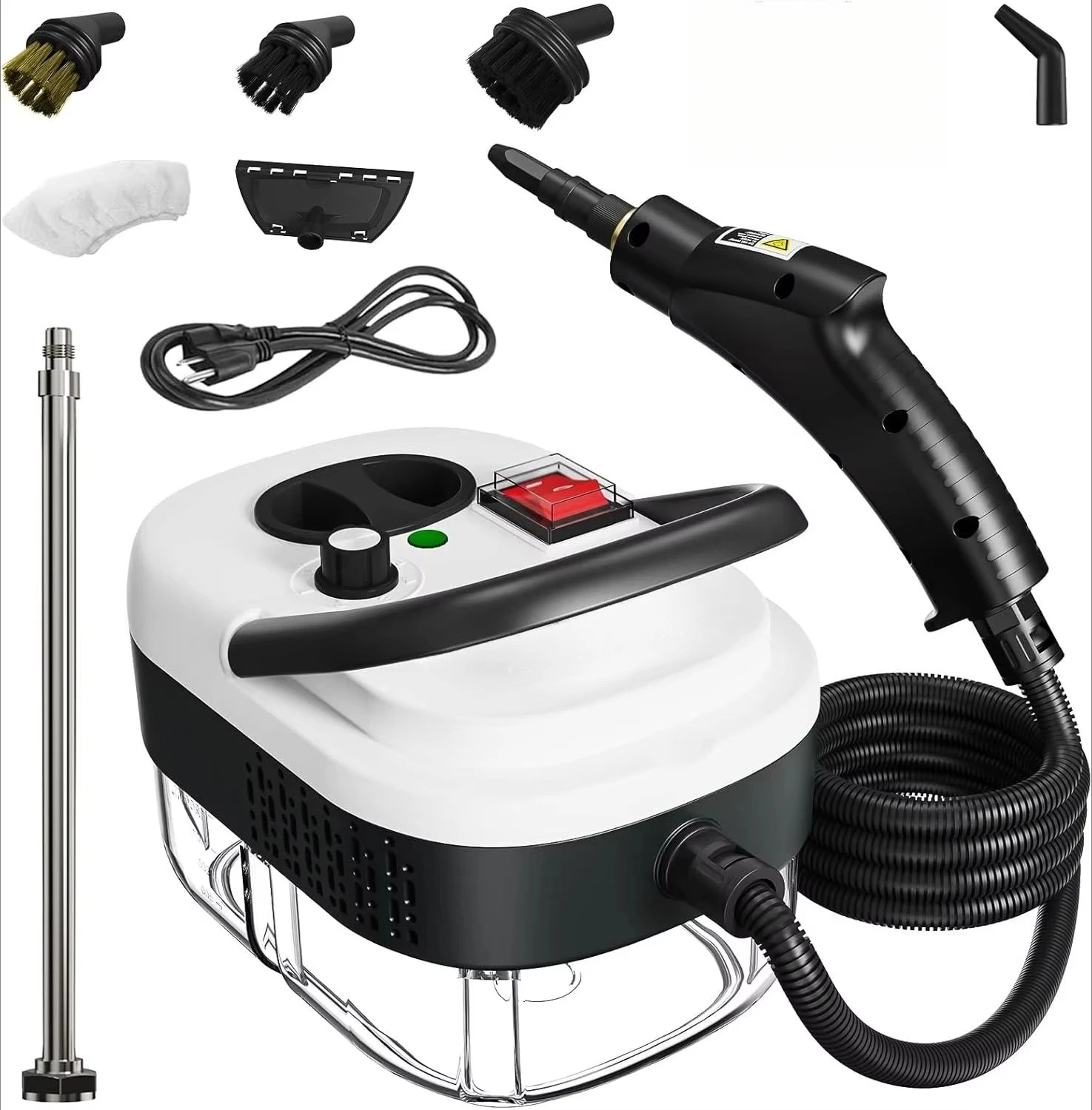 

Portable 2500 watt high temperature steam cleaner with brush head electric car family hotel 220 volts