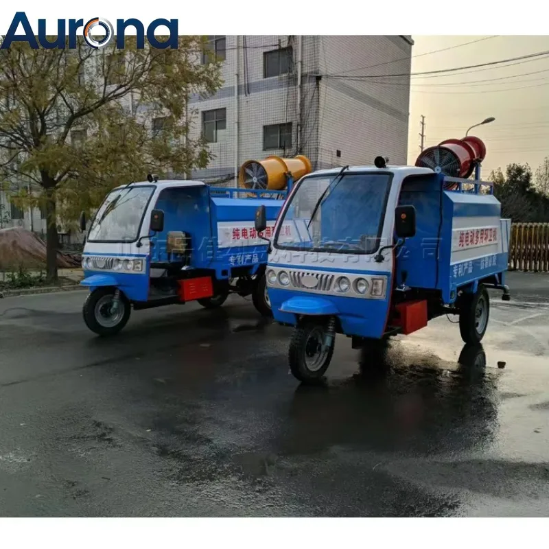 【Professtional】New Water Mist Cannon Machine Roller Ball Fog Cannon Three Wheeled Environmental Friendly Fog Gun Cannon