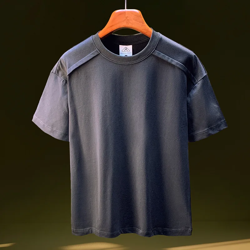 

Short sleeved T-shirt for men, summer 2025 new breathable top design, loose oversized half sleeved T-shirt
