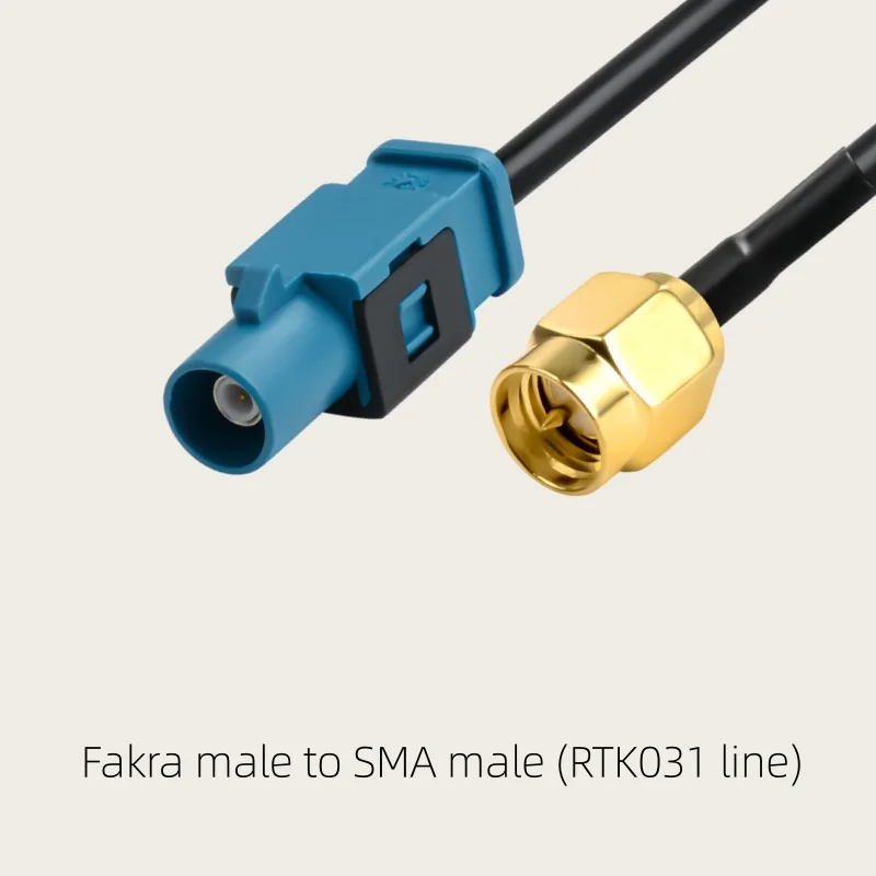 FAKRA-Z Coaxial Cable SYWV50-2 Male-to-Female to SMA-JK Camera Video Line RTK031 for Video Transmission