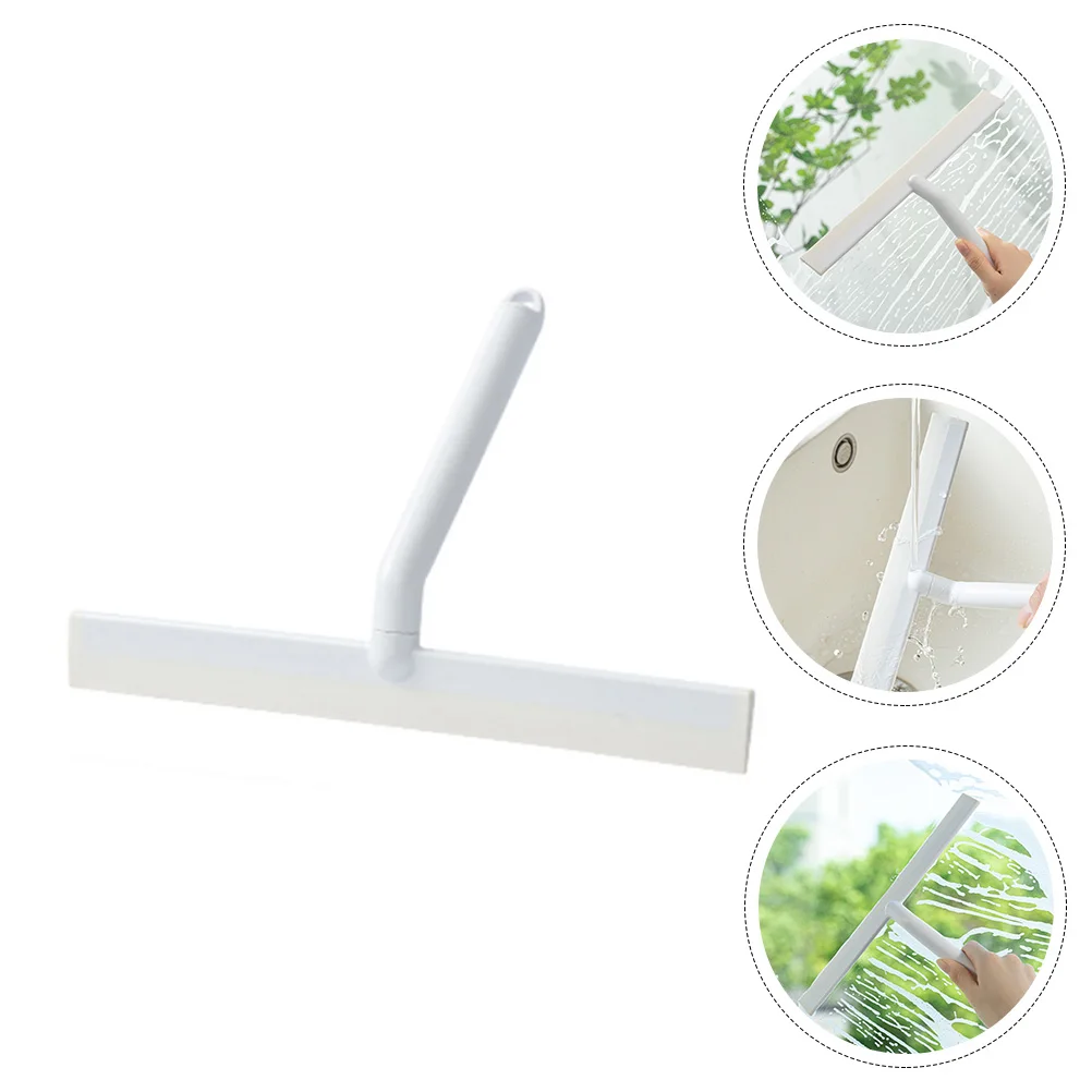

Multifunctional Glass White TPR Scraper Home Cleaning Tool Cleaning Squeegee Screen Wiper Bathroom Kitchen Balcony Use