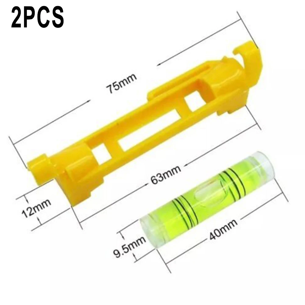 2 Pc Horizontal Bubbles Hanging Wire Cascade Spirit Level Set Brick Lines Rope Cord String Bubble Hanger Horizontal Rope Level