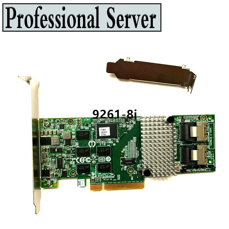 LSI MegaRAID 9261-8i 8-port PCI-E 6Gb/s SATA/SAS RAID Controller Card