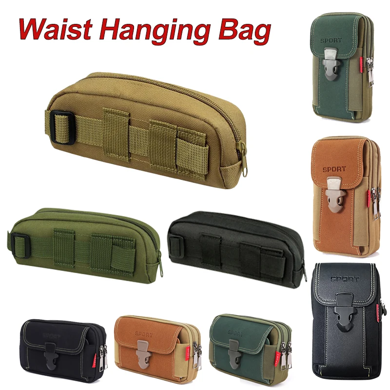 Outdoor Hunting Sunglasses Case Molle Pouch Goggles Nylon Waist Hanging Bag Eyeglasses Bag Dark Glasses Box Waist Hanging Bag