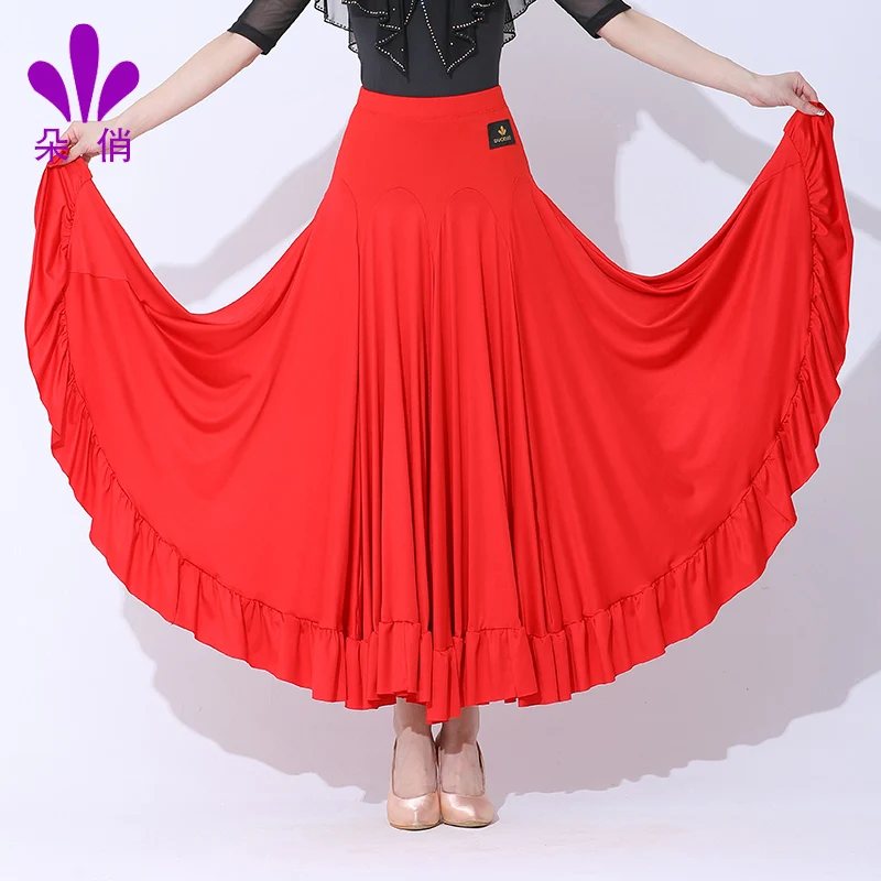 

2023 New Woman Waltz Skirt National Standard Dance Women's Performance Competition Clothes Social Dance Skirt 2329q