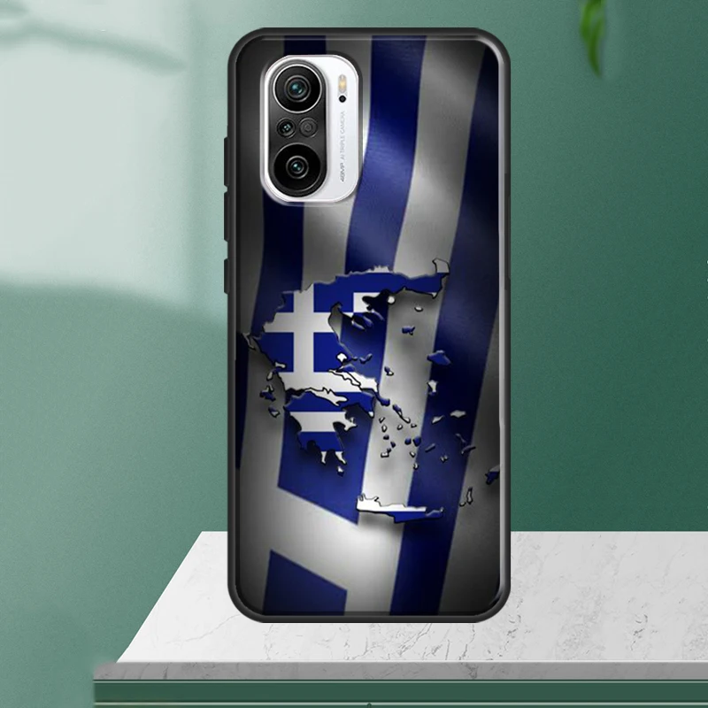 Greek Greece Flag Case For POCO F5 X3 X4 X5 Pro C40 M4 M5s F3 F4 GT Cover For Xiaomi 13 12 Lite 11T 12T Pro