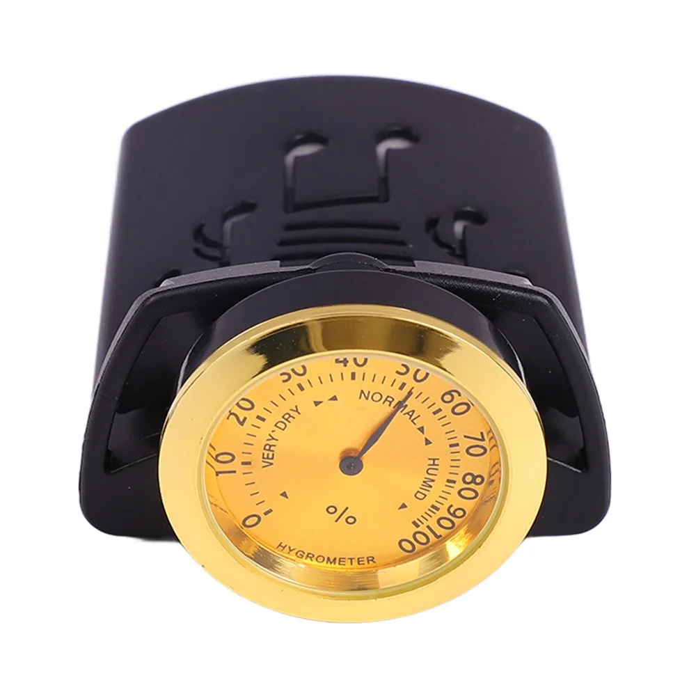 Polymer Housing Guitar Humidifier Hygrometer Portable Design Mini Size Acoustic Guitar Humidifier Black And Gold