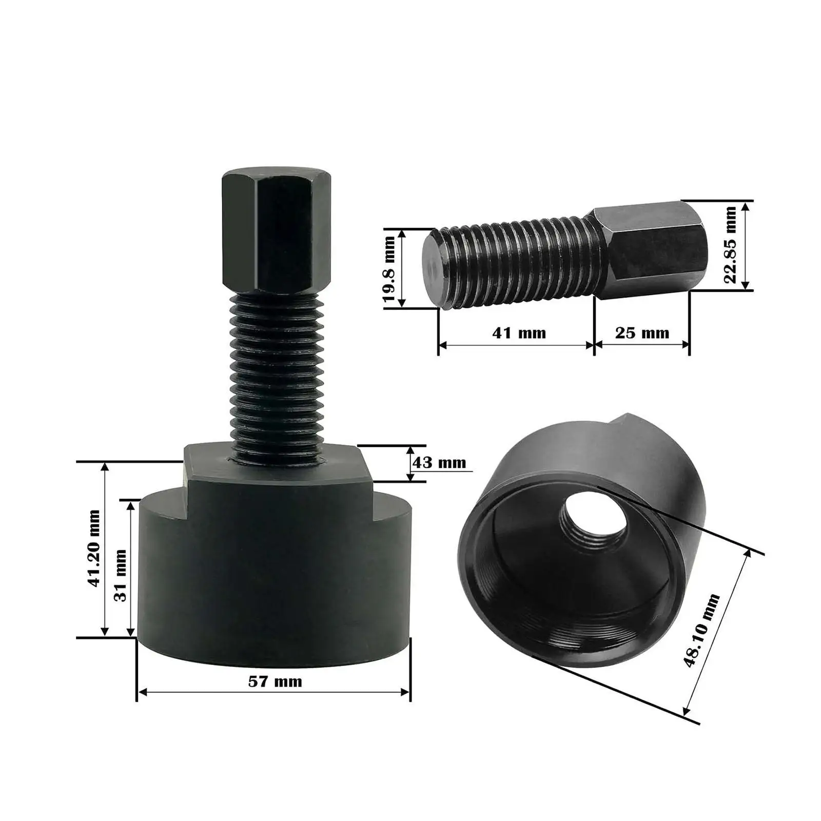 

Flywheel Puller Professional 50mmx1.5mm Wear Resistant Repair Tool for Polaris Sportsman RZR Ranger Utility