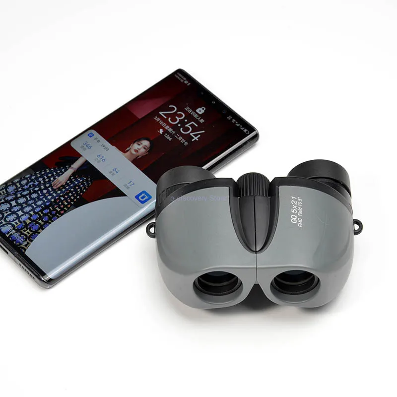 Children's Small High-definition High Brightness Dome 5x21 Binoculars Handheld Telephoto Lens with Large Depth of Field