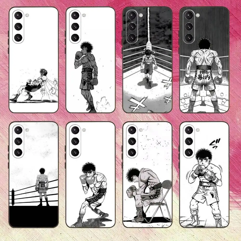 

H-Hajime no 12I-Ippo Phone Case For Samsung Galaxy A73,A72,A71,A70,A53,A52,A51,Others Soft Black Cover